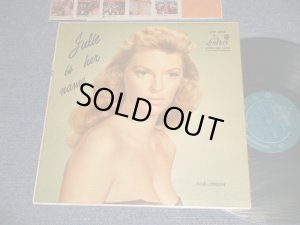 画像1: JULIE LONDON - JULIE IS HER NAME (DEBUT ALBUM) (Matrix #A)LRP-3006-B-D9 B)LRP-3006-A-D7) (Ex++, Ex/Ex++ A-1:VG++) /1956 US AMERICA ORIGINAL MONO "1st Press LIBERTY Credit Front Cover" "1st Press Glossy Jcket " "2nd Press BACK Cover" "1st PRESS Turquoise Color LABEL" Used LP  