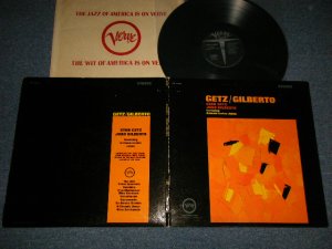 画像1: STAN GETZ + JOAO GILBERTO  feat. ANTONIO CARLOS JOBIM - GETZ/GILBERTO (Ex++/Ex++) / 1964 US AMERICA ORIGINAL STEREO Used LP 