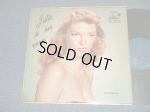 画像1: JULIE LONDON - JULIE IS HER NAME (DEBUT ALBUM)(Matrix #A)LRP-3006-1G SIDE-1 H80P 1B  B)LRP-3006-SIDE-2 1D) (VG+++?Ex++ TAPE SEAM. WOBC) /1956 US AMERICA ORIGINAL MONO "1st Press LIBERTY Credit Front Cover" "1st Press Glossy Jcket " "2nd Press BACK Cover" "2nd Press Turquoise LABEL" MONO Used LP  