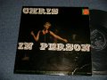 CHRIS CONNOR - CHRIS IN PERSON (Ex/Ex++ B-3,5:VG++) / 1960 US AMERICA ORIGINAL 1st Press "BLACK with SILVER Print Label" MONO Used LP 