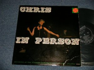 画像1: CHRIS CONNOR - CHRIS IN PERSON (Ex/Ex++ B-3,5:VG++) / 1960 US AMERICA ORIGINAL 1st Press "BLACK with SILVER Print Label" MONO Used LP 