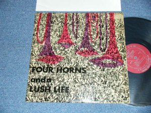 画像1: RUSS GARCIA ORCHESTRA - FOUR HORNS AND A LUSH LIFE (Ex++/Ex+) / 1956 US AMERICA ORIGINAL "MAROON with SILVER PRINT Label" MONO Used LP