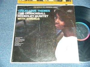 画像1: The CANNONBALL ADDERLEY QUINTET With STRINGS - GREAT LOVE THEMES (Ex+++/MINT-)/ 1966 US AMERICA ORIGINAL "BLACK with RAINBOW and 'CAPITOL' Logo on TOP" Label  STEREO Used LP 