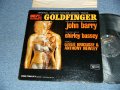 007 JAMES BOND, JOHN BARRY, SHIRLIE BASSEY - GOLDFINGER (Ex+/Ex Looks:Ex++) / 1964 US AMERICA ORIGINAL 1st Press "BLACK with COLOR DOT on TOP, GOLD 'UNITED' WHITE 'ARTISTS' Label" MONO Used LP 