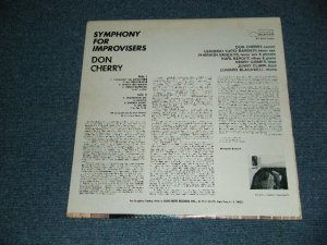 画像2: DON CHERRY - SYMPHONY FOR EMPROVISERS (Ex++/MINT-) / 1967 Version US AMERICA ORIGINAL "NEW YORK USA with DEEP GOOVE Label" Used LP