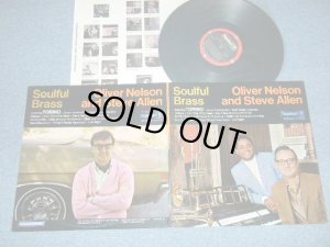 画像1: OLIVER NELSON & STEVE ALLEN - SOULFUL BRASS (Ex++/MINT- BB) / 1968 US AMERICA ORIGINAL STEREO Used LP