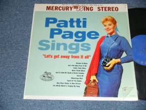 画像1: PATTI PAGE - SINGS LET'S GET AWAY FROM IT ALL (Ex+++/Ex++) /1960's  US AMERICA ORIGINAL STEREO Used LP