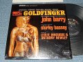 007 JAMES BOND, JOHN BARRY, SHIRLIE BASSEY - GOLDFINGER (Ex+++/MINT- SWOBC)  /1964 US AMERICA ORIGINAL 1st Press "BLACK with COLOR DOT on TOP, GOLD 'UNITED' WHITE 'ARTISTS' Label"  STEREO Used LP 
