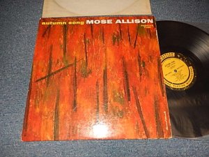 画像1: MOSE ALLISON - AUTUMN SONG (Matrix # A)PRLP-7189A AB RVG B)PRLP-7189B AB RVG) (Recorded By  Rudy Van Gelder Works) Ex++/Ex++) / 1961 US AMERICA ORIGINAL 1st Press "YELLOW Label" MONO Used LP 