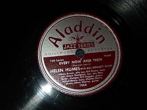 画像1: HELEN HUMS (Female Jazzy Singer) BILL DOGGETT - A)EVERY NOW AND THEN   B)BE-BARA-LEBA (Ex+/Ex+) / 1945? US AMERICA ORIGINAL Used  78rpm SP