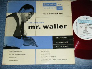 画像1: FATS WALLER - THE AMAZING MR. WALLER VOL.2 : JIVIN' WITH FATS /1953 US ORIGINAL RED WAX Vinyl Used 10"LP  