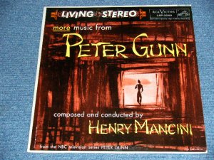 画像1: OST/ HENRY MANCINI - PETER GUNN ( RED COVER )   / 1959 US ORIGINAL Stereo  LP 