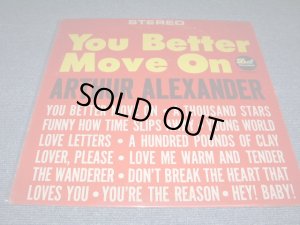 画像1: ARTHUR ALEXANDER - YOU BETTER MOVE ON / 1963 STEREO US ORIGINAL LP 