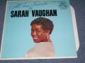 SARAH VAUGHAN - ALL TIME BY FAVORITES / 1963 US ORIGINAL MONO LP 