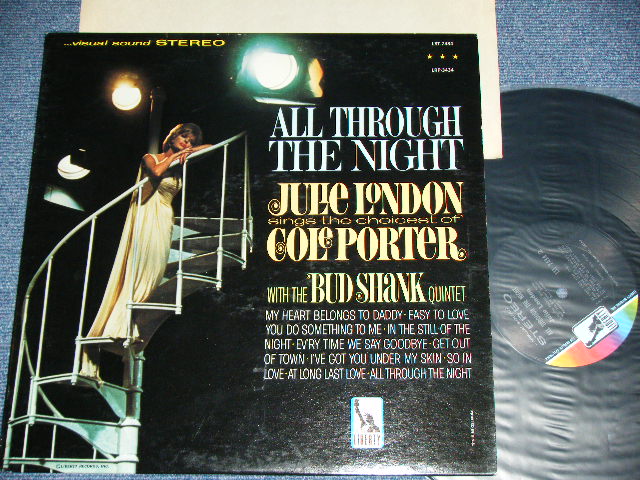 JULIE LONDON - ALL THROUGH THE NIGHT( Ex++/Ex+++ ) / 1965 US ORIGINAL 2nd Press Late 60's Label STEREO Used LP 