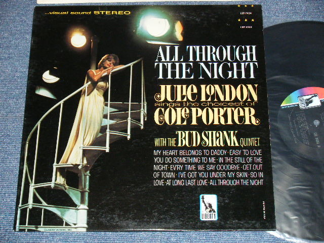 JULIE LONDON - ALL THROUGH THE NIGHT( Ex+/Ex+++ ) / 1965 US ORIGINAL 2nd Press Late 60's Label STEREO Used LP 