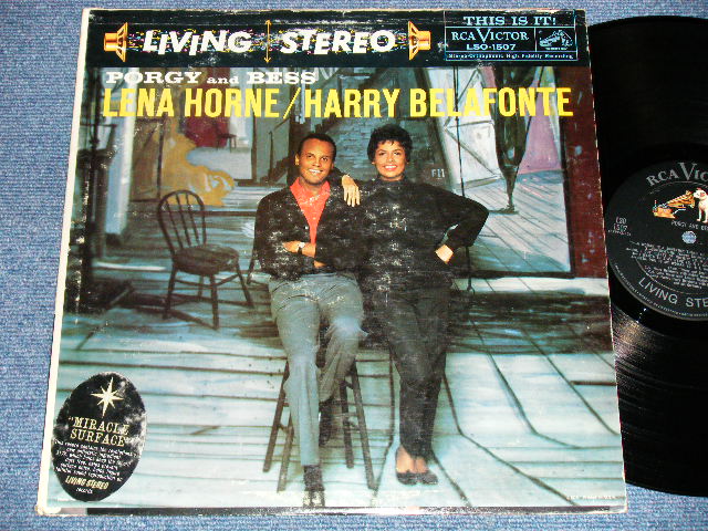 LENA  HORNE / HARRY BELAFONTE -  PORGY AND BESS ( Ex-/Ex+ : EDSP ) / 1959 US ORIGINAL STEREO Used  LP 