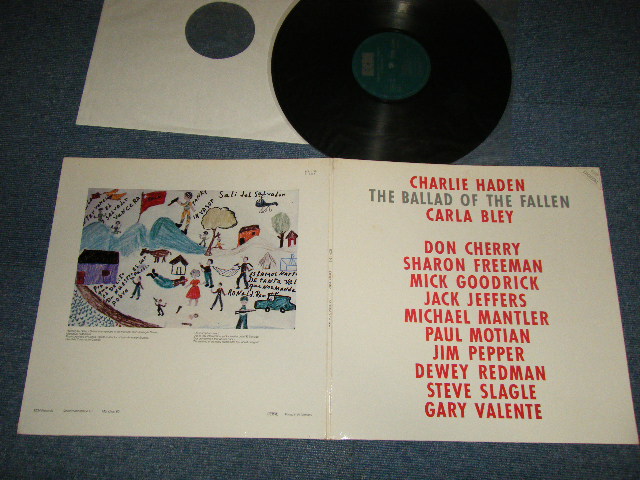 Charlie Haden, Carla Bley, Don Cherry, Sharon Freeman, Mick Goodrick, Jack Jeffers, Michael Mantler, Paul Motian, Jim Pepper, Dewey Redman, Steve Slagle, Gary Valente - The Ballad Of The Fallen (MINT-/MINT) /1983 WEST-GERMAN GERMANY ORIGINAL Used LP 