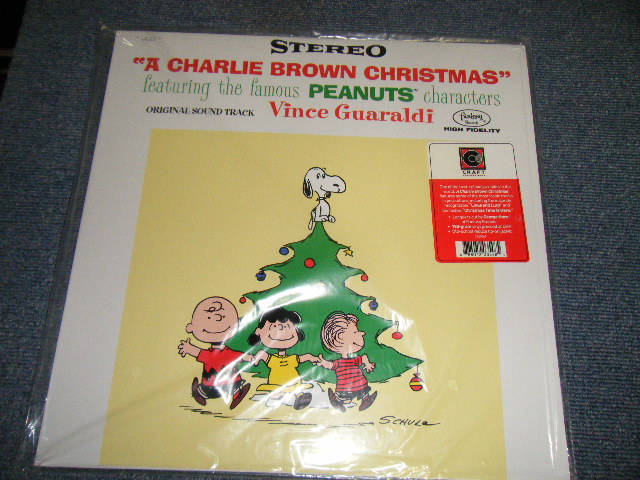 VINCE GUARALDI TRIO - A CHARLIE BROWN CHRISTMAS ( SEALED)  /2017 US AMERICA REISSUE 