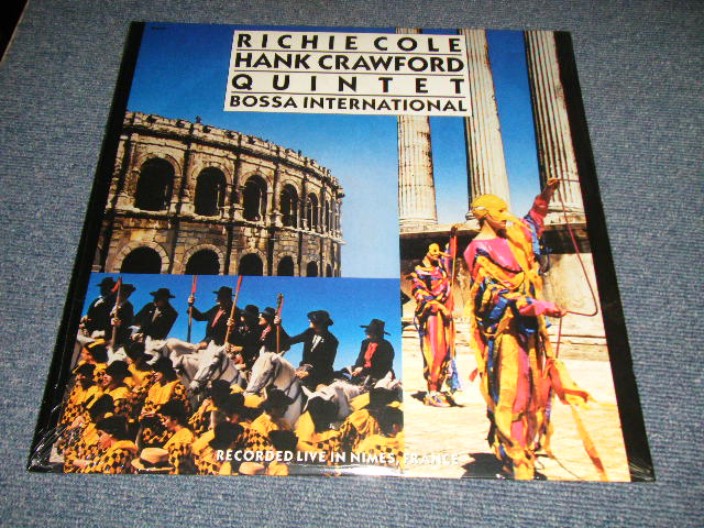 RICHIE COLE / HANK CRAWFORD QUINTET - BOSSA INTERNATIONAL (SEALED) / 1990 US AMERICA ORIGINAL 