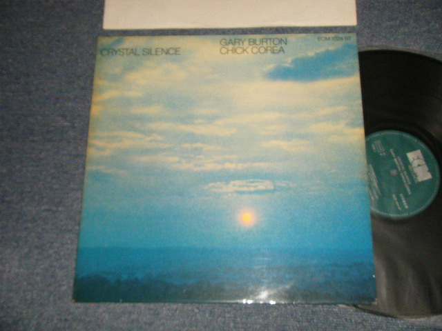 GARY BURTON & CHICK COREA  - CRYSTAL SILENCE (MINT-/MINT-) / 1973 GERMANY ORIGINAL Used LP 