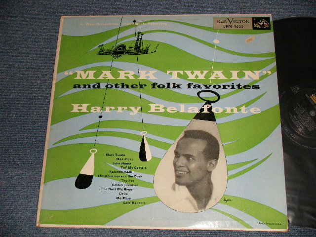 HARRY BELAFONTE - MARK TWAIN' AND OTHER FOLK FAVORITES (Ex+/Ex+++ Looks:MINT- EDSP) / 1955 Version US AMERICA 