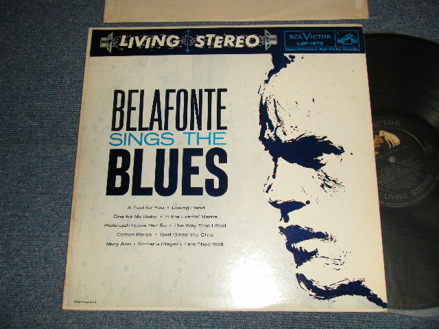 HARRY BELAFONTE - SINGS THE BLUES (Ex+++/MINT- EDSP) / 1958 US AMERICA ORIGINAL STEREO Used LP 