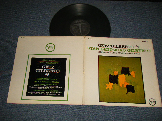 STAN GETZ + JOAO GILBERTO - GETZ/GILBERTO #2 (Ex+++/Ex+++ Looks:MINT-) / 1965 US AMERICA ORIGINAL 