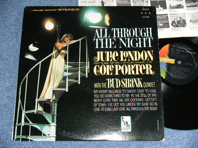 JULIE LONDON - ALL THROUGH THE NIGHT(  Ex++/Ex++-Ex+ Looks:Ex+++ ) / 1965 US ORIGINAL 1st PRESS LOGO Label STEREO LP 