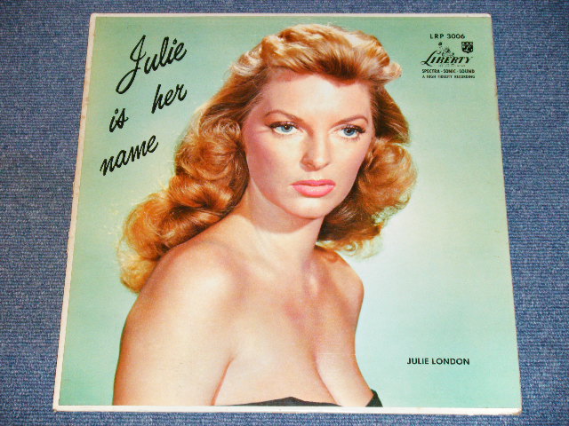 JULIE LONDON - JULIE IS HER NAME ( DEBUT ALBUM : Ex++,Ex-/Ex++ ) / 1956 MONO 1st PRESS Turquoise Color LABEL LP Glossy Jcaket 