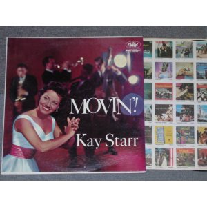 画像: KAY STARR - MOVIN'! (Ex+/Ex+++ )  / 1959 US AMERICA ORIGINAL "BLACK with RAINBOR Ring & CAPITOL Logo on LEFT SIDE" Label MONO  Used LP