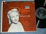 画像: PEGGY LEE - SONGS IN AN INTIMATE STYLE  / 1953 US ORIGINAL 10"LP  