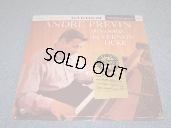 画像1: ANDRE PREVIN - PLAYS SONGS by VERNON DUKE   / US Reissue Sealed  LP  BB HOLE 