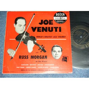 画像: JOE VENUTI With RUSS MORGAN - WORLD GREATEST JAZZ VIOLINIST  /1950's US ORIGINAL 10"LP  