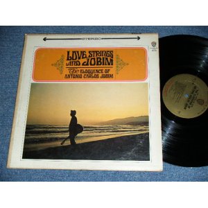 画像: ANTONIO CARLOS JOBIM - LOVE STRINGS AND JOBIM (VG++/Ex+ Looks: Ex-) / 1966 US AM,RICA ORIGINAL 1st Press GOLD Label STEREO Used LP 