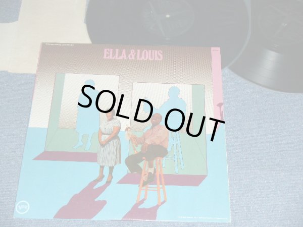 画像1: ELLA FITZGERALD & LOUIS ARMSTRONG - ELLA AND LOUIS  /  1972 US ORIGINAL "MGM Credit at Bottom Label" Used 2-LP's  