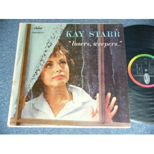 画像: KAY STARR - LOVERS, WEEPERS ( Ex+,Ex/Ex+ ) / 1960 US ORIGINAL 1st Press "Capitol" Logo on LEFT Side Label  LABEL MONO Used LP