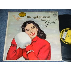 画像: JONI JAMES - MERRY CHRISTMAS FROM JONI   ( Ex/Ex- ) / 1956 US America ORIGINAL YELLOW LABEL MONO Used  LP