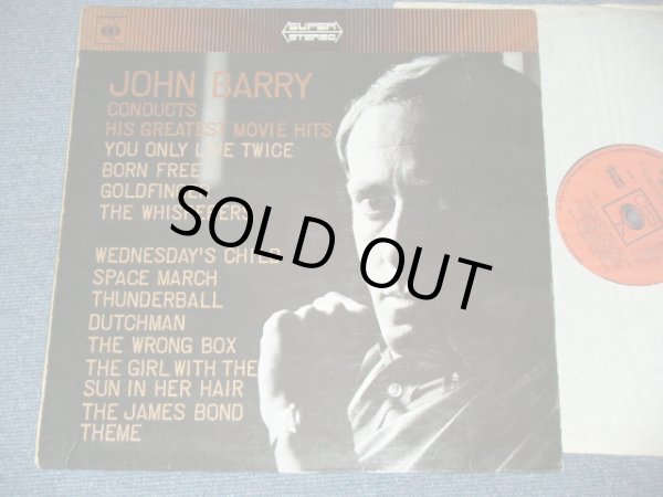 画像1: JOHN BARRY - CONDUCTS HIS GREATEST MOVIE HITS / 1967 UK ENGLAND ORIGINAL STEREO Used  LP