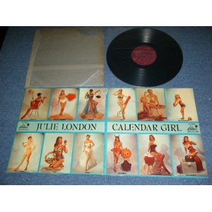 画像: JULIE LONDON - CALENDAR GIRL ( Ex++/Ex+++ ) / 1956 US ORIGINAL MONO MARLOON  LABEL Used LP