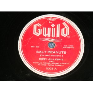 画像: DIZZY GILLESPIE- SALT PEANUTS  / US ORIGINAL Used 78rpm SP 