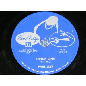 画像: PAUL BLEY - DRUM ONE  / US ORIGINAL Used 78rpm SP 