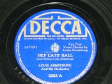 画像: LOUIS ARMSTRONG -  HEP CATS' BALL ( Vocal )  / US ORIGINAL Used 78rpm SP 