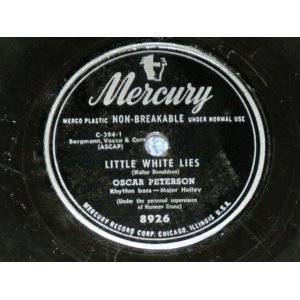 画像: OSCAR PETERSON - LITTLE WHITE LIES / US ORIGINAL Used 78rpm SP 