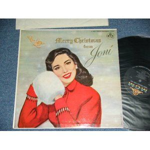 画像: JONI JAMES - MERRY CHRISTMAS FROM JONI   ( Ex++/Ex++,A-6:VG+++ ) / 1960 US America 2nd Press BLACK LABEL MONO Used  LP