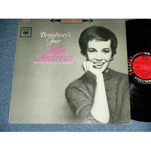 画像: JULIE ANDREWS - BROADWAY'S FAIR ( Ex/Ex+)  / 1962 US AMERICA ORIGINAL 1st Press '6 EYES Label' STEREO LP 