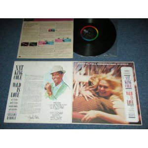 画像: NAT KING COLE - WiLD IS LOVE   ( Ex++/Ex++ Looks: MINT- ) / 1960 US AMERICA ORIGINAL 1st Press "BLACK with RAINBOW Band 'CAPITOL' Logo on LFET Label"  STEREO Used LP