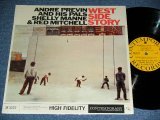 画像: ANDRE PREVIN and His PALS SHELLY MANNE & RED MITCHELL  - WEST SIDE STORY ( Ex+++/MINT- ) / 1959 US AMERICA ORIGINAL "YELLOW Label with BLACK Print Label" MONO Used LP
