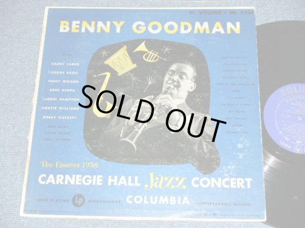 画像1: BENNY GOODMAN - CARNEGIE HALL JAZZ CONCERT ( Ex/Ex++)  / 1950 US ORIGINAL "DARK BLUE  Label" MONO  Used LP  