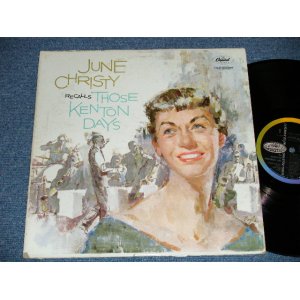 画像: JUNE CHRISTY - RECALLS THOSE KENTON DAYS ( Ex-/Ex++) / 1959 US AMERICA ORIGINAL "BLACK with RAINBOW & LOGO on LEFT Label" MONO Used LP 